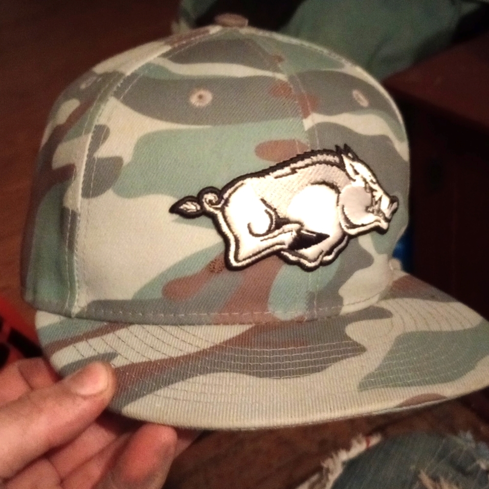 Rate New Era 59Fifty Arkansas Razorbacks Fitted Camo Hat